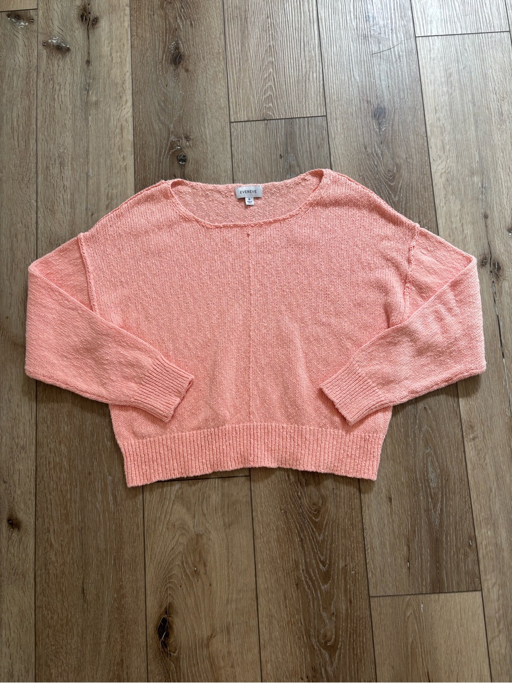 Evereve Coral Knit Sweater - Soft Cropped Pullover